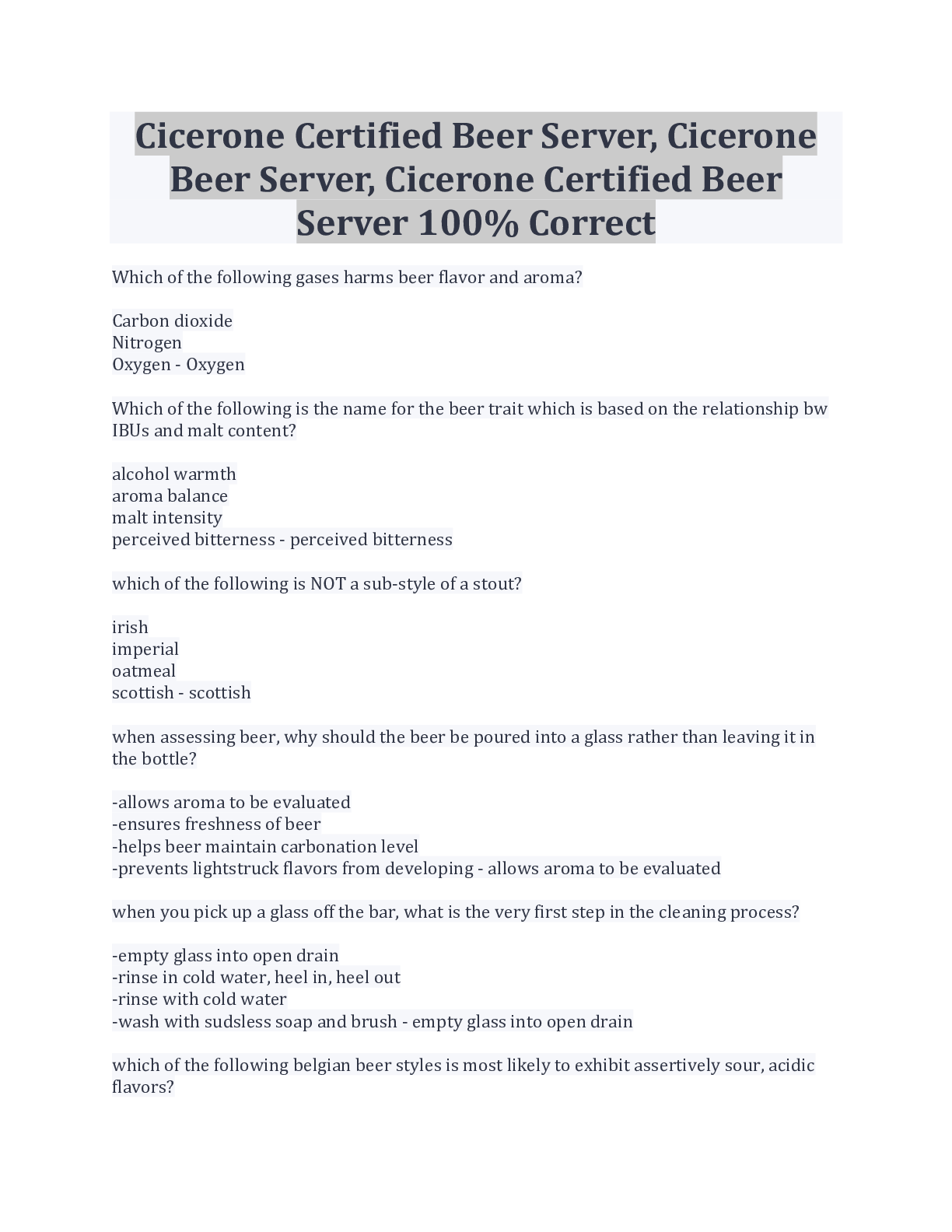 Preview image for Cicerone Certified Beer Server, Cicerone Beer Server, Cicerone Certified Beer Server 2023